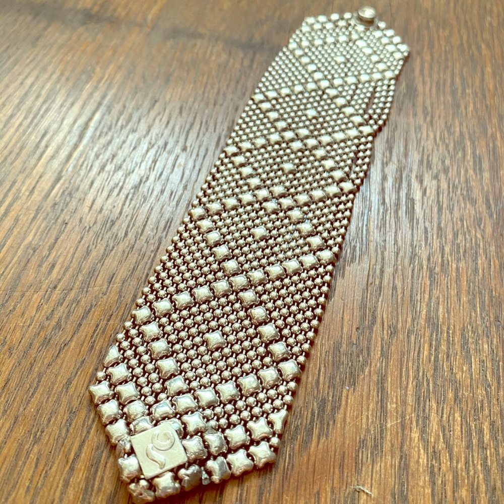 Sergio Gutierez Liquid Metal Silver Bracelet